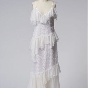 Rodarte ruffle cami spaghetti strap dress